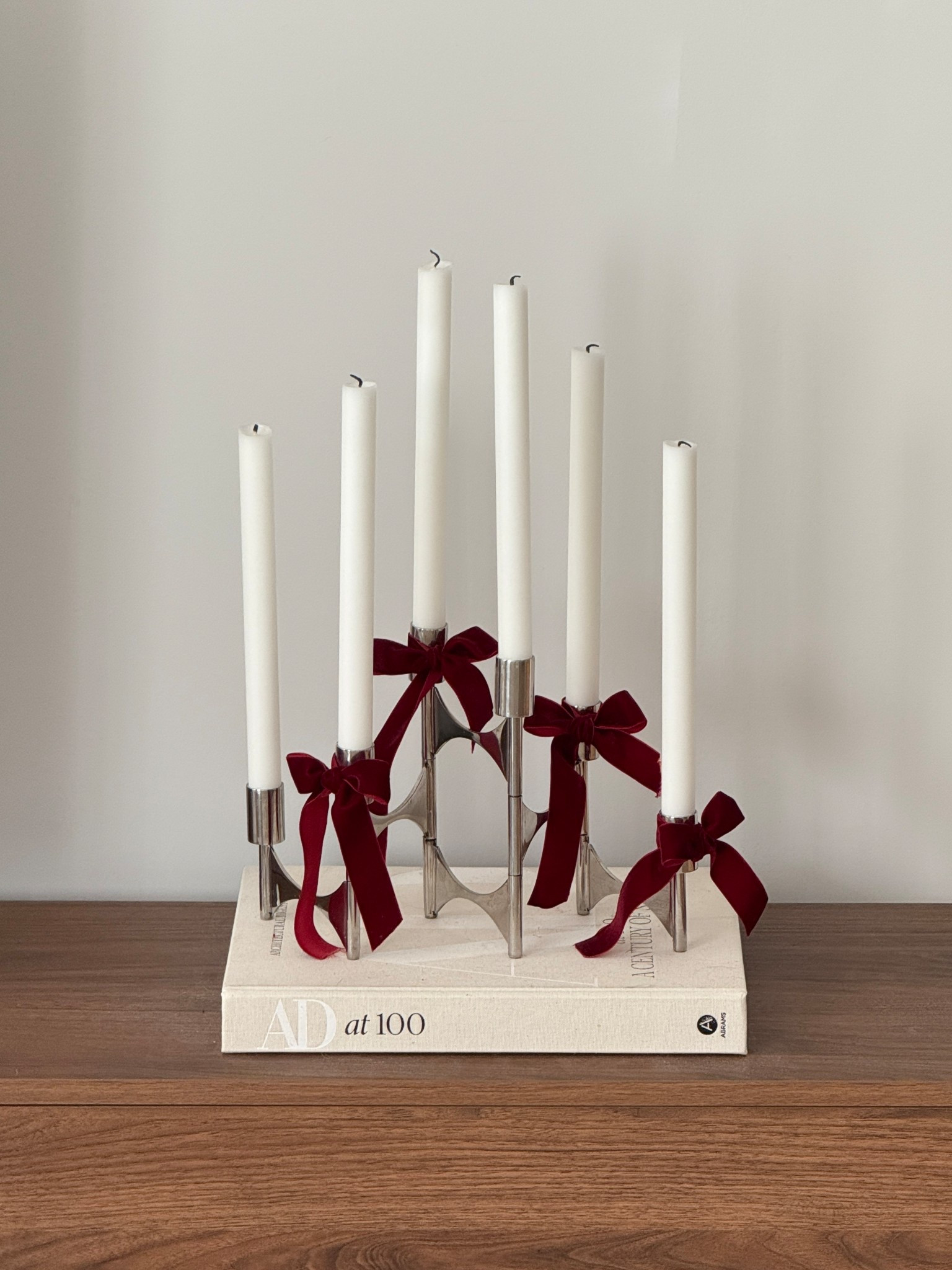 velvet red bows on candlesticks with metal holder 🧣⛄️

#LTKSeasonal #LTKHoliday #LTKHome