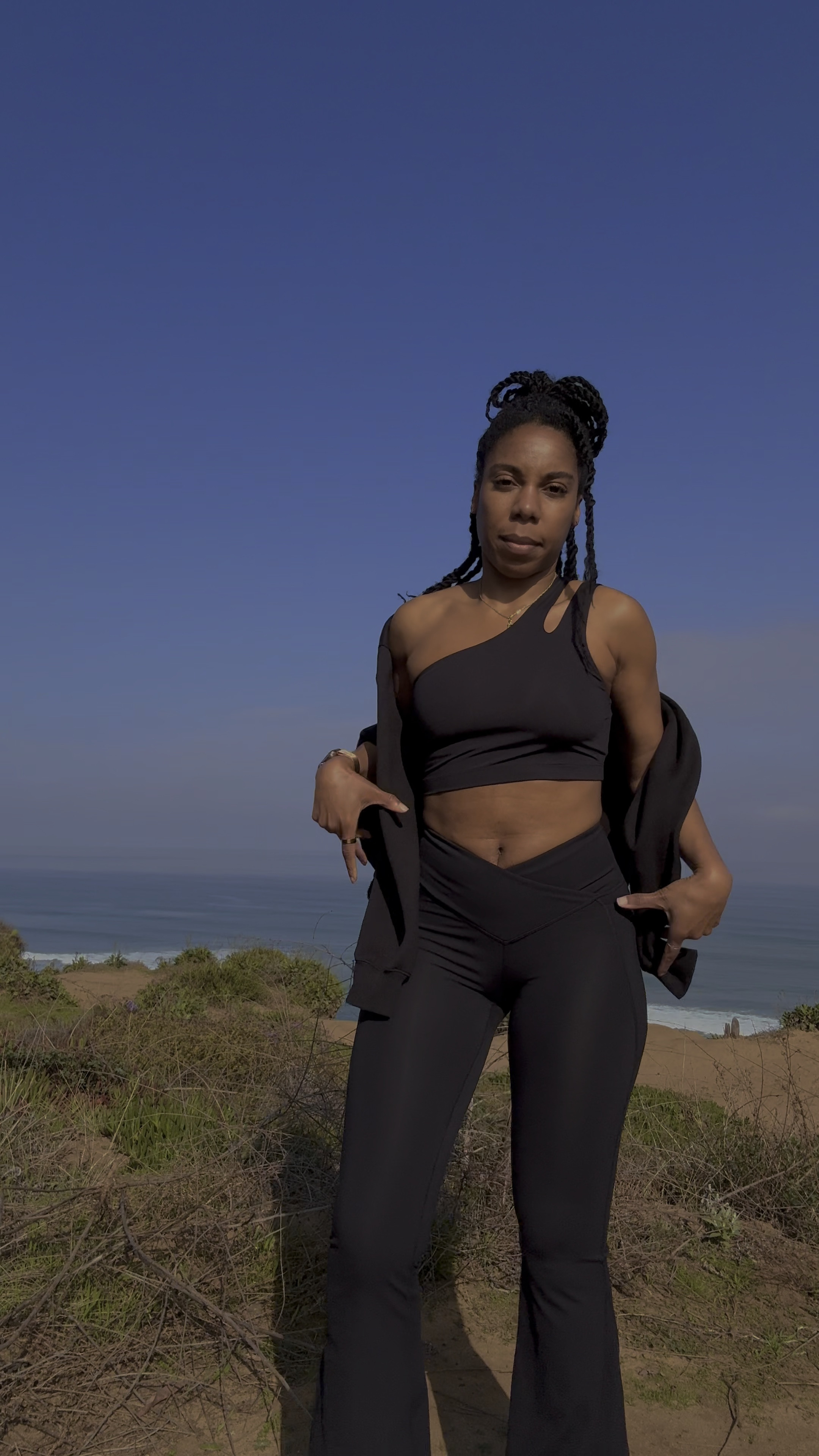 Fableticd high waisted black crossover flare leggings yoga tights and one shoulder sports bra crop top 🖤

#LTKfindsunder100 #LTKVideo #LTKfitness