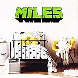 Multi - Colored Gamer Name Decal - inspired Mine/craft - Personalized Gaming 3D Wall Decal Bestselle | Amazon (US)