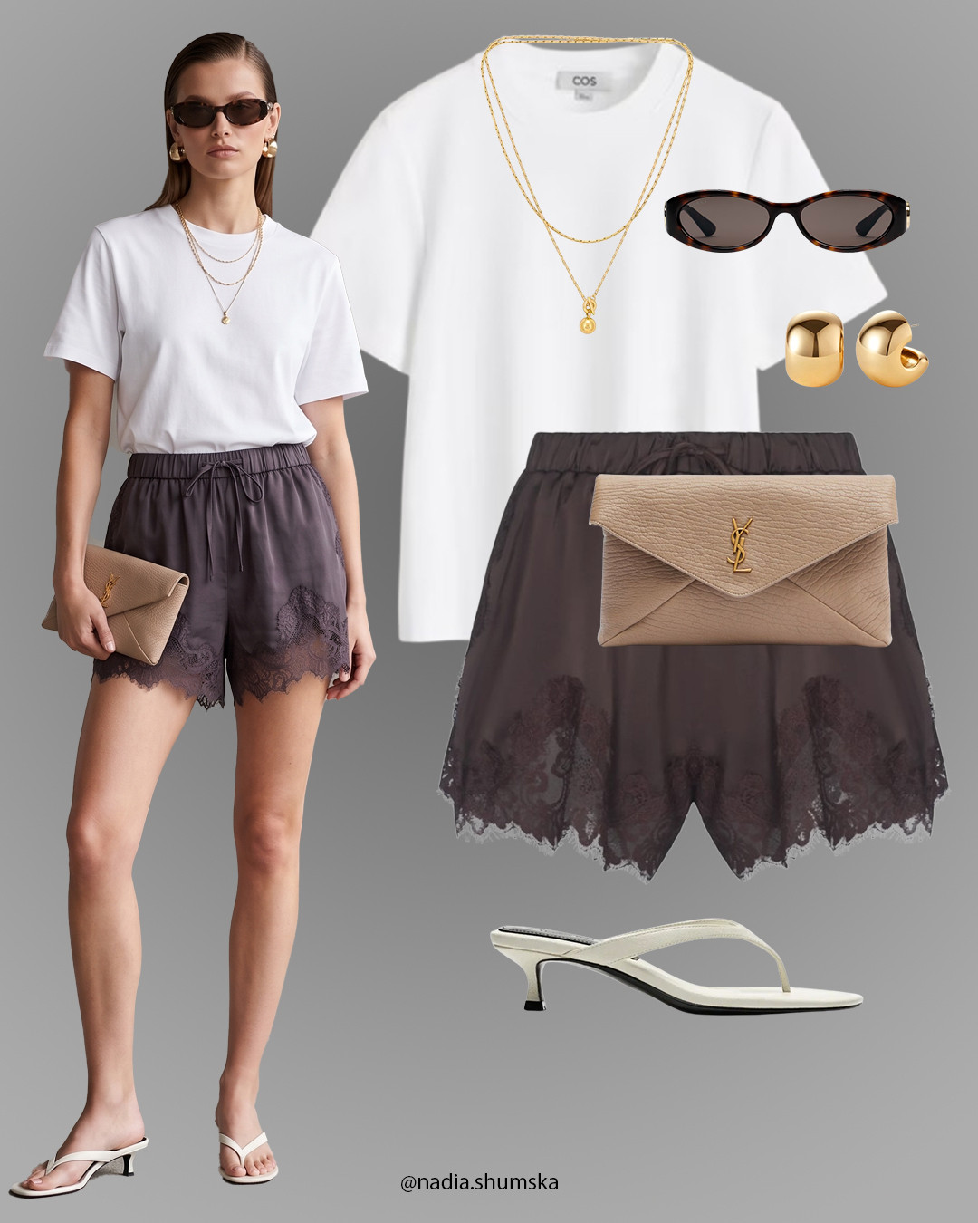 White T-shirt summer outfit✨ 

 #summerlooks #summeroutfits #trendyoutfit #stylishlook #LTKootd