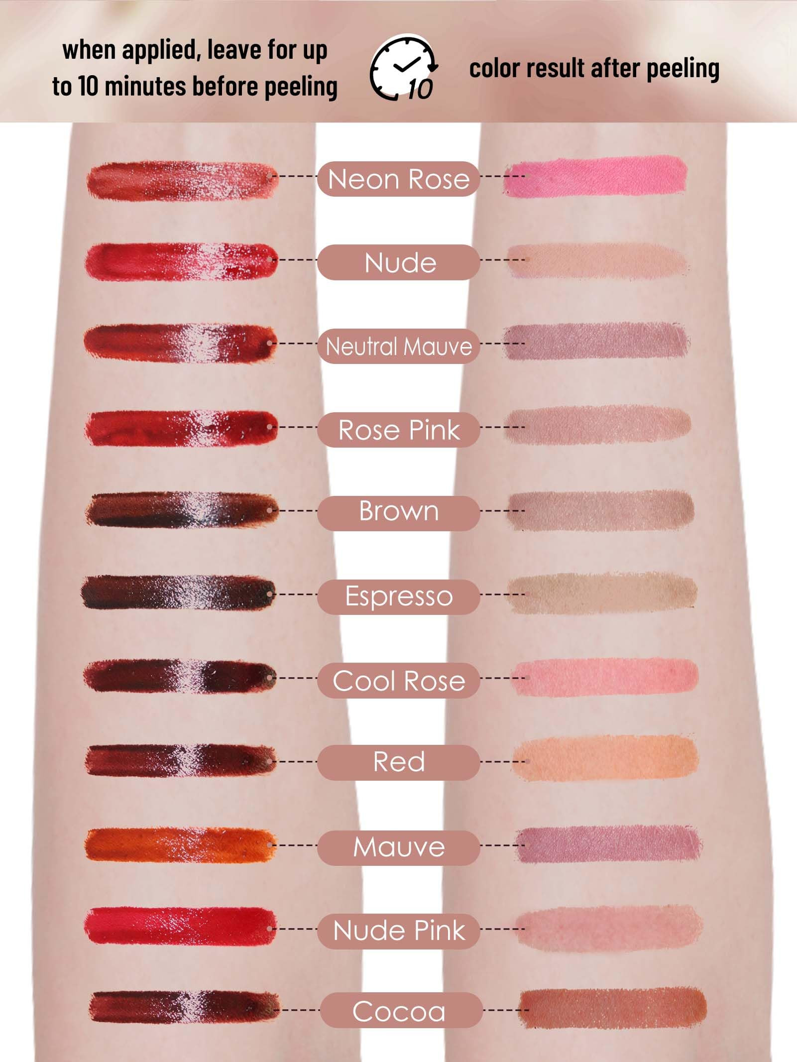 Lip Stain Peel Off Lip Liner Stain with Tweezer, Long Lasting Matte Lip Tint Tattoo, Highly Pigme... | Amazon (US)