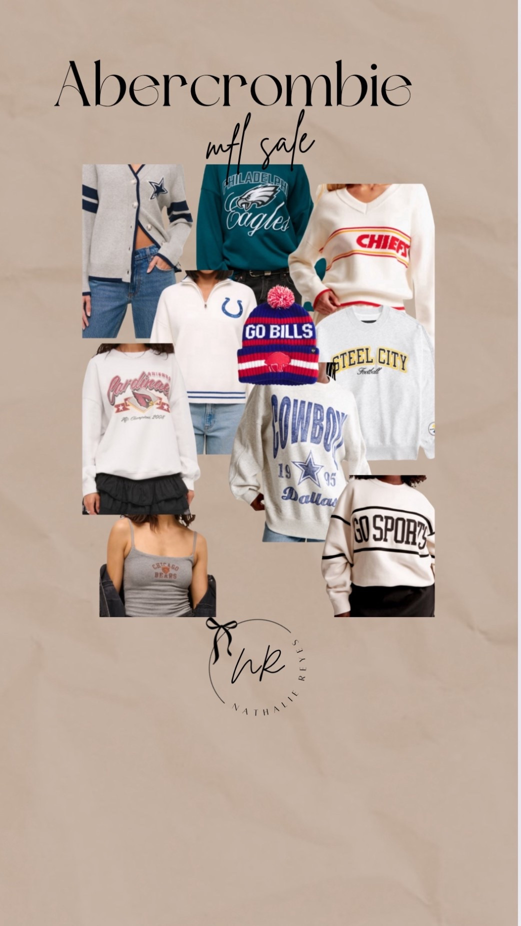 Abercrombie NFL is on sale runnnn⚡️🔥🤎🏈 #abercrombie #nfl 

#LTKSaleAlert #LTKFindsUnder50 #LTKSeasonal
