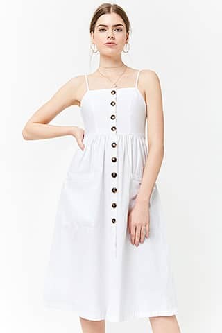 Button-Front Cami Dress | Forever 21 (US)