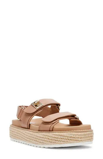 Steve Madden Bigmona Raffia Platform Sandal in Natural at Nordstrom Rack, Size 8.5 | Nordstrom Rack