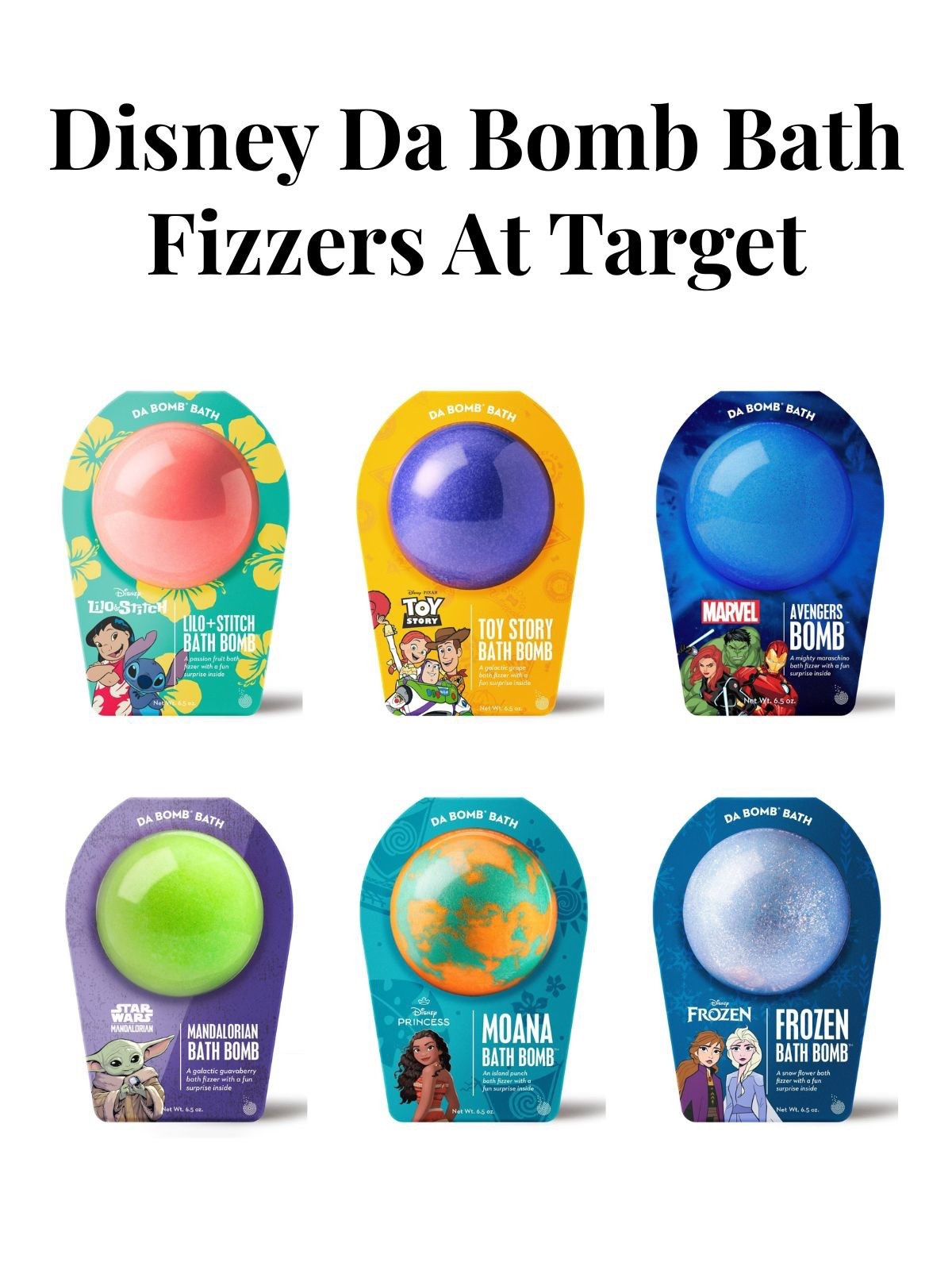 Disney bath bombs, target, da bomb bath fizzers

#LTKmomlife #LTKGiftGuide #LTKHome