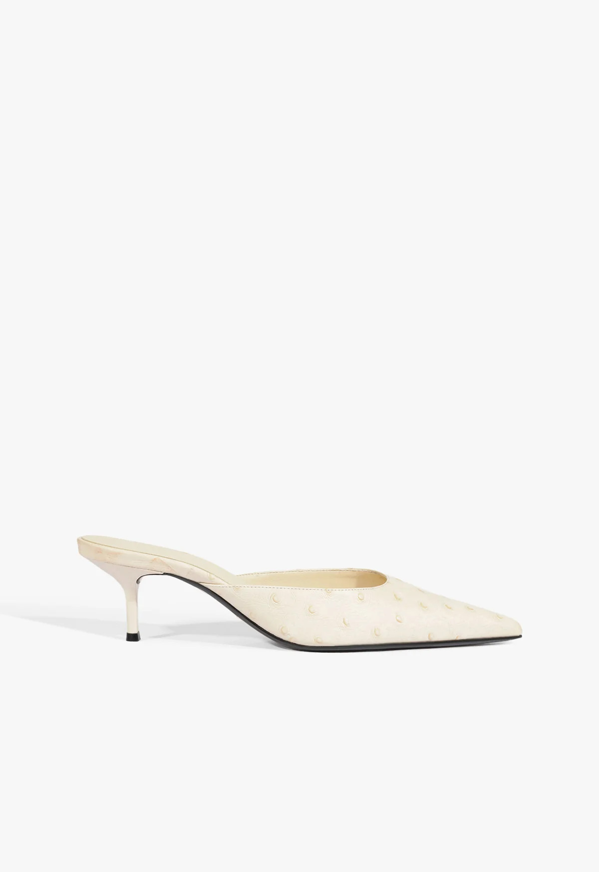 Julie Stiletto Pump in Egg-Shell Leather - SCHUTZ | Schutz (US)