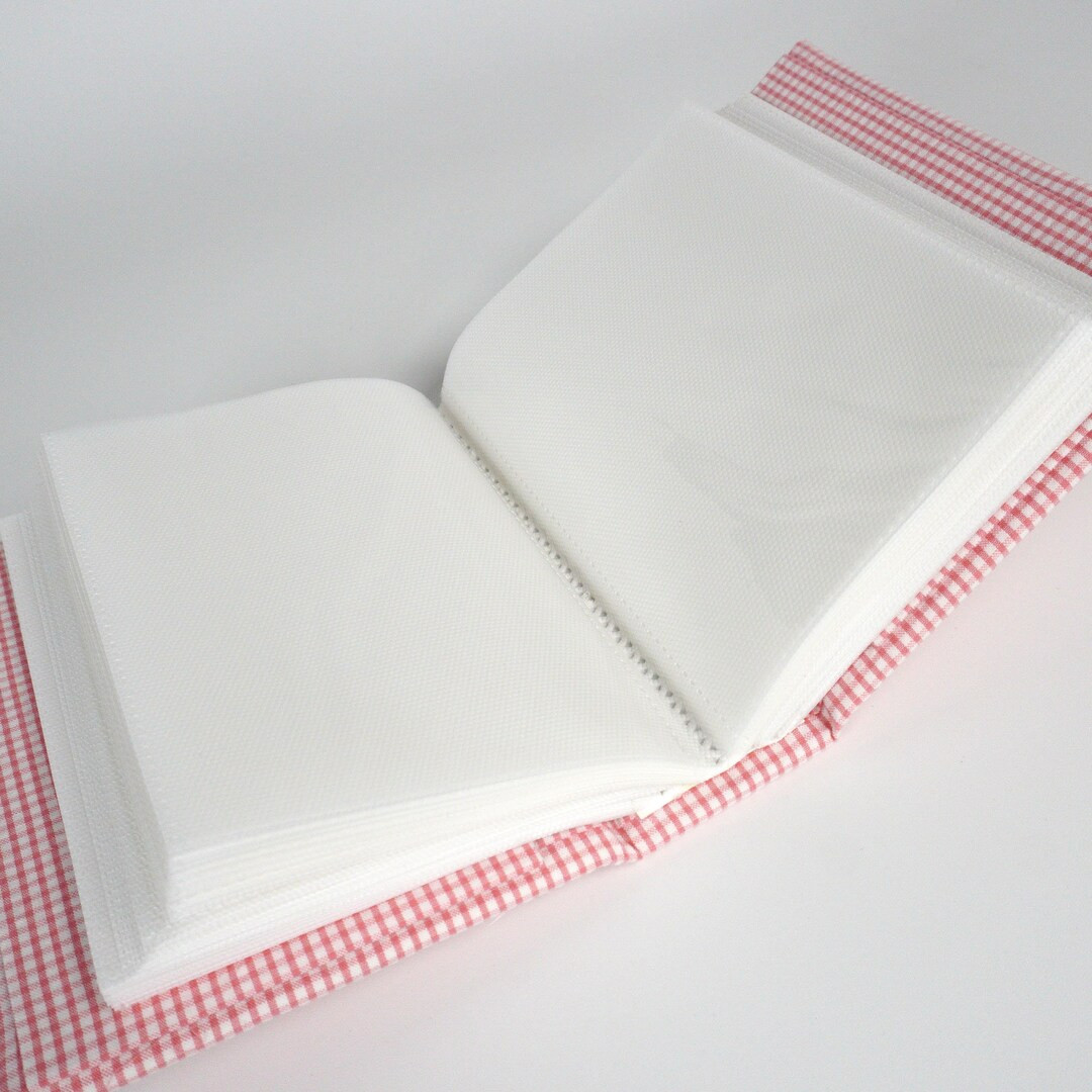 Seersucker Check Cotton Small Hardbound Photo Album - Etsy | Etsy (US)