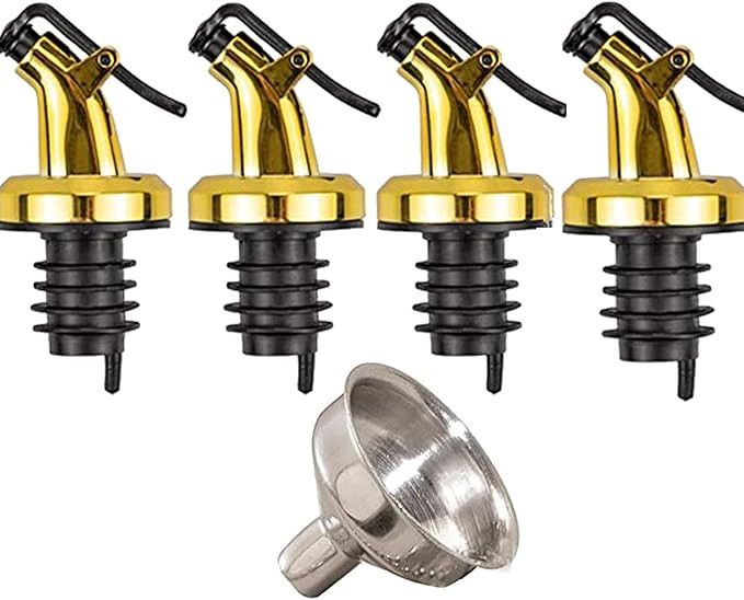 Olive Oil Spouts, Oil Vinegar Bottle Stopper Spout Leakproof Nozzle Dispenser Wine Pourer forOil,... | Amazon (US)