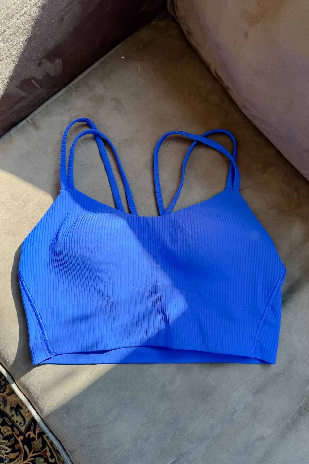 My new soft stretchy comfy workout bra.  

💙 Nipa 

#workoutbra #sportsbra #lululemon

#LTKOver40 #LTKActive