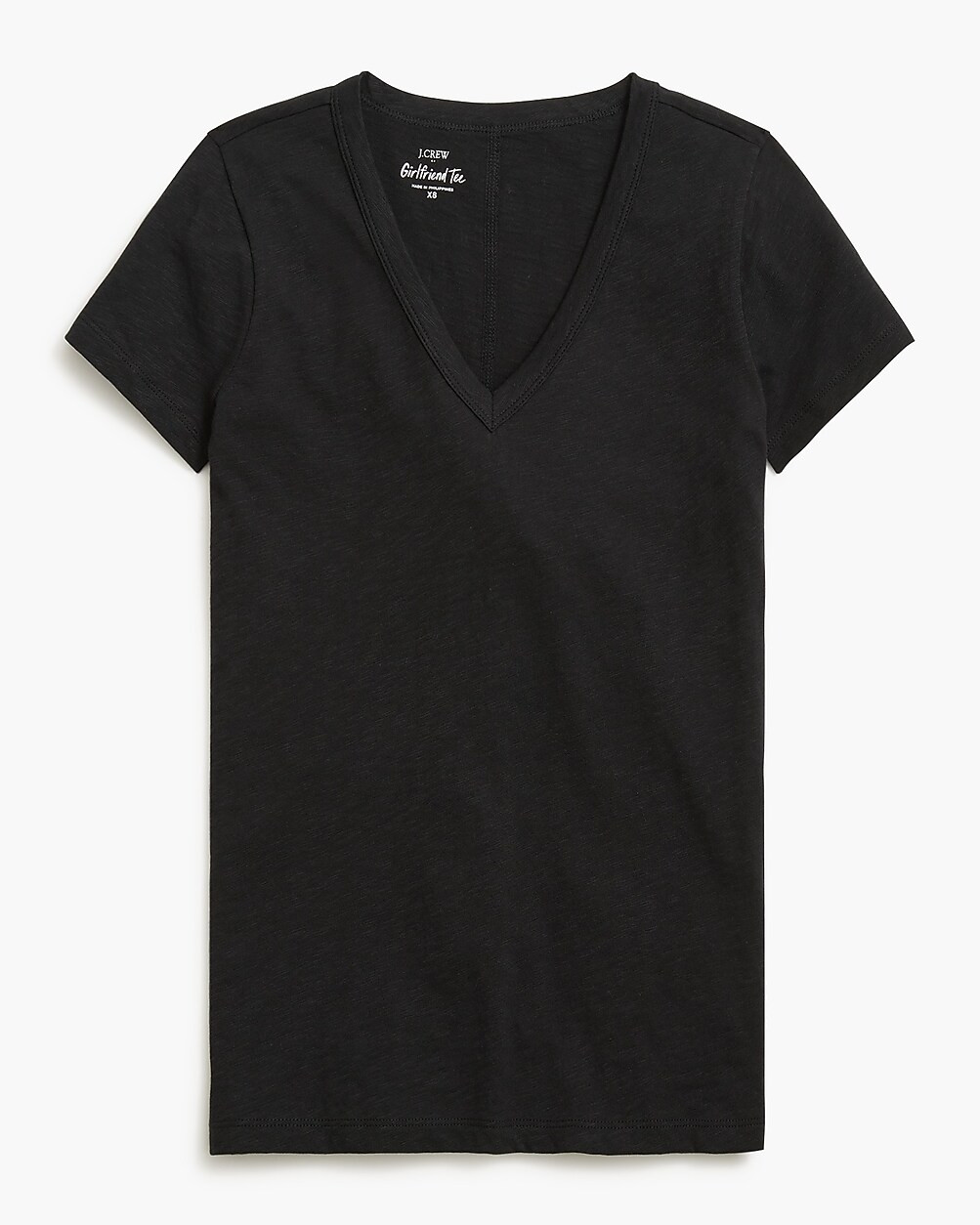 Short-sleeve V-neck girlfriend tee | J.Crew Factory