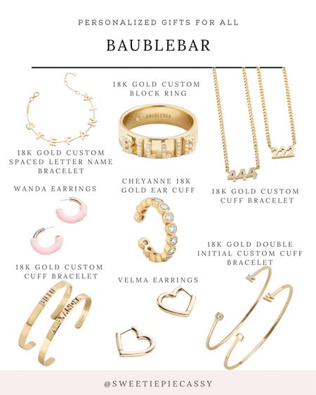BAUBLEBAR: Valentine's Day Edition ✨ 

Such a great, personalized gift for that special someone this Valentines Day! I’ve also added some newer pieces as well as pieces already done so you can place your order & go! These also make great Galentines gifts too! Make sure to checkout my Valentines ‘24 highlight for more of my seasonal favourites!💫

#LTKstyletip #LTKGiftGuide #LTKfindsunder100