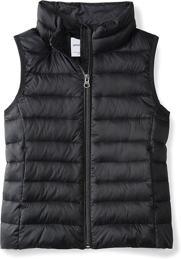 Amazon Essentials Girls and Toddlers' Lightweight Water-Resistant Packable Puffer Vest | Amazon (US)