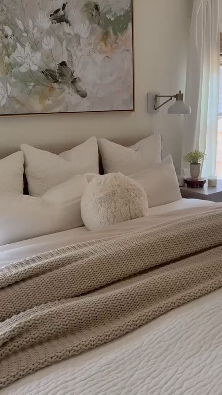 summer bedding inspo! love this clean neutral look

#LTKHome #LTKVideo #LTKStyleTip