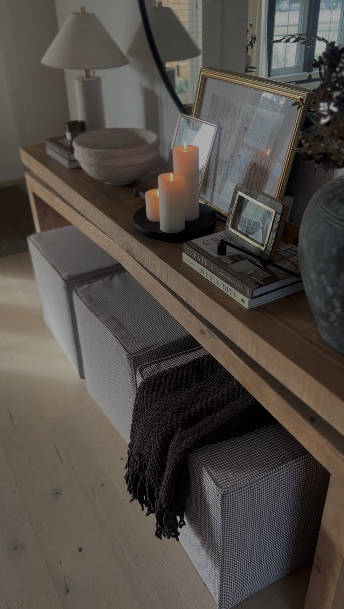 Entryway inspiration with this popular Henn console — styling ideas to pull from if you love a fuller console like I do! 

#LTKHome