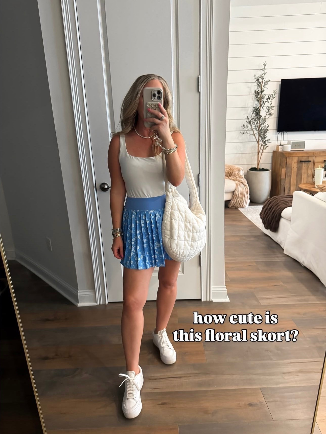 Amazon fashion Amazon finds sports mom outfits athleisure outfit, casual spring outfit, casual summer outfit, casual mom outfit, softball mom, baseball mom, football mom, soccer mom outfit floral pleated tennis skort size medium has built in shorts 

#LTKOver40 #LTKActive