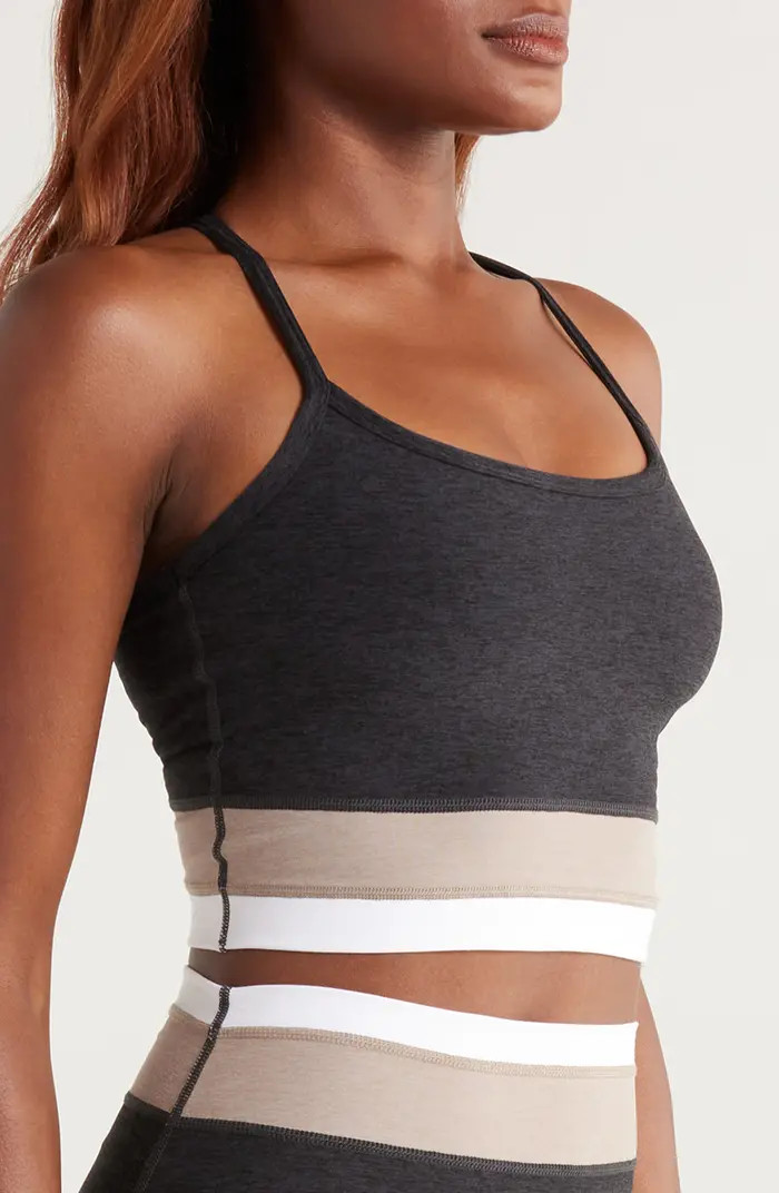 Beyond Yoga Colorblock Space Dye Crop Tank Top | Nordstrom | Nordstrom