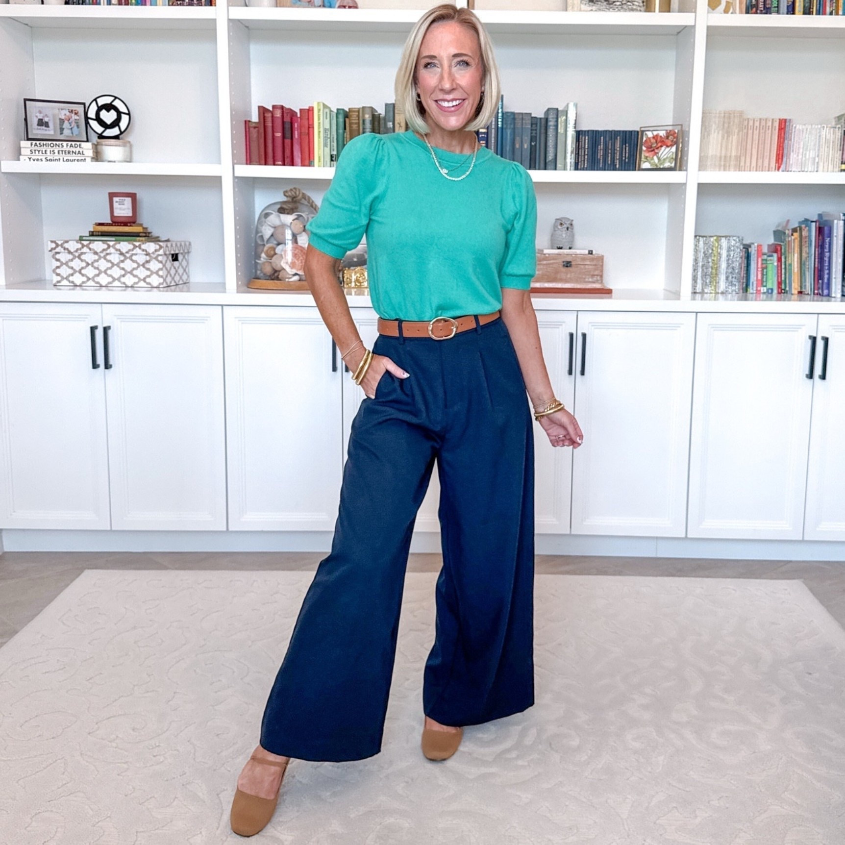 Amazon - casual to dressy pieces. Puff Short Sleeve Sweater - size Small. 20 colors. * Linen Blend Wide Leg Trousers - size XS, petite.

#LTKSeasonal#LTKOver40#LTKSaleAlert 

 