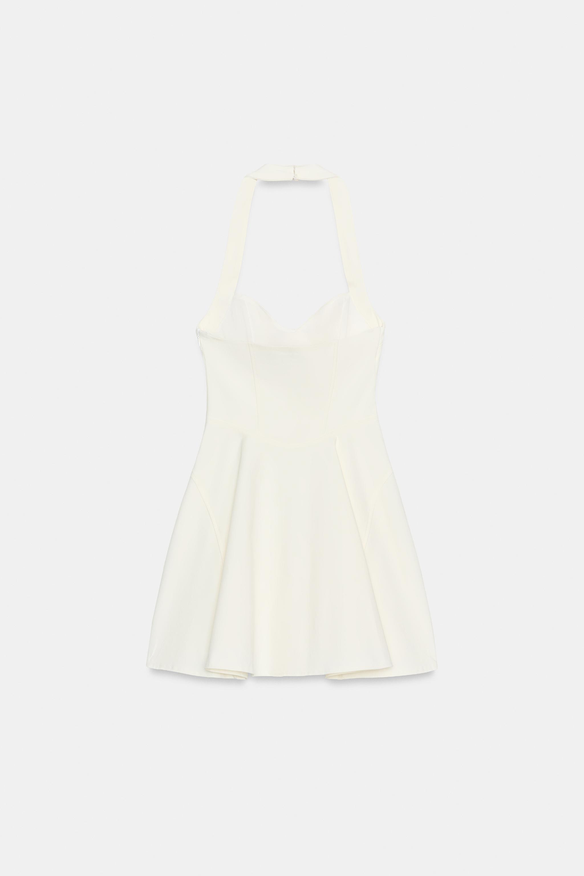 HALTER NECK FLARE DRESS | Zara UK