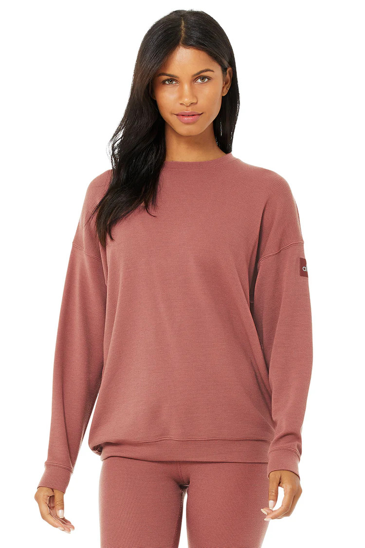 Micro Waffle Relaxation Pullover | Alo Yoga (US)