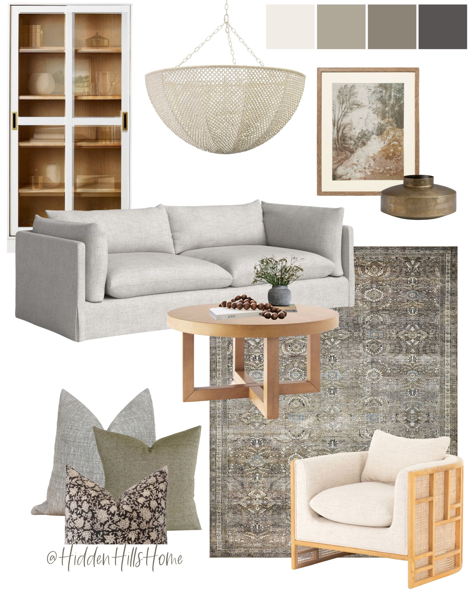 Living room decor, home decor, affordable living room decor ideas, sofa, accent chair, living room rug, artwork studio mcgee, living room mood board #livingroom #homedecor

#LTKsalealert #LTKhome