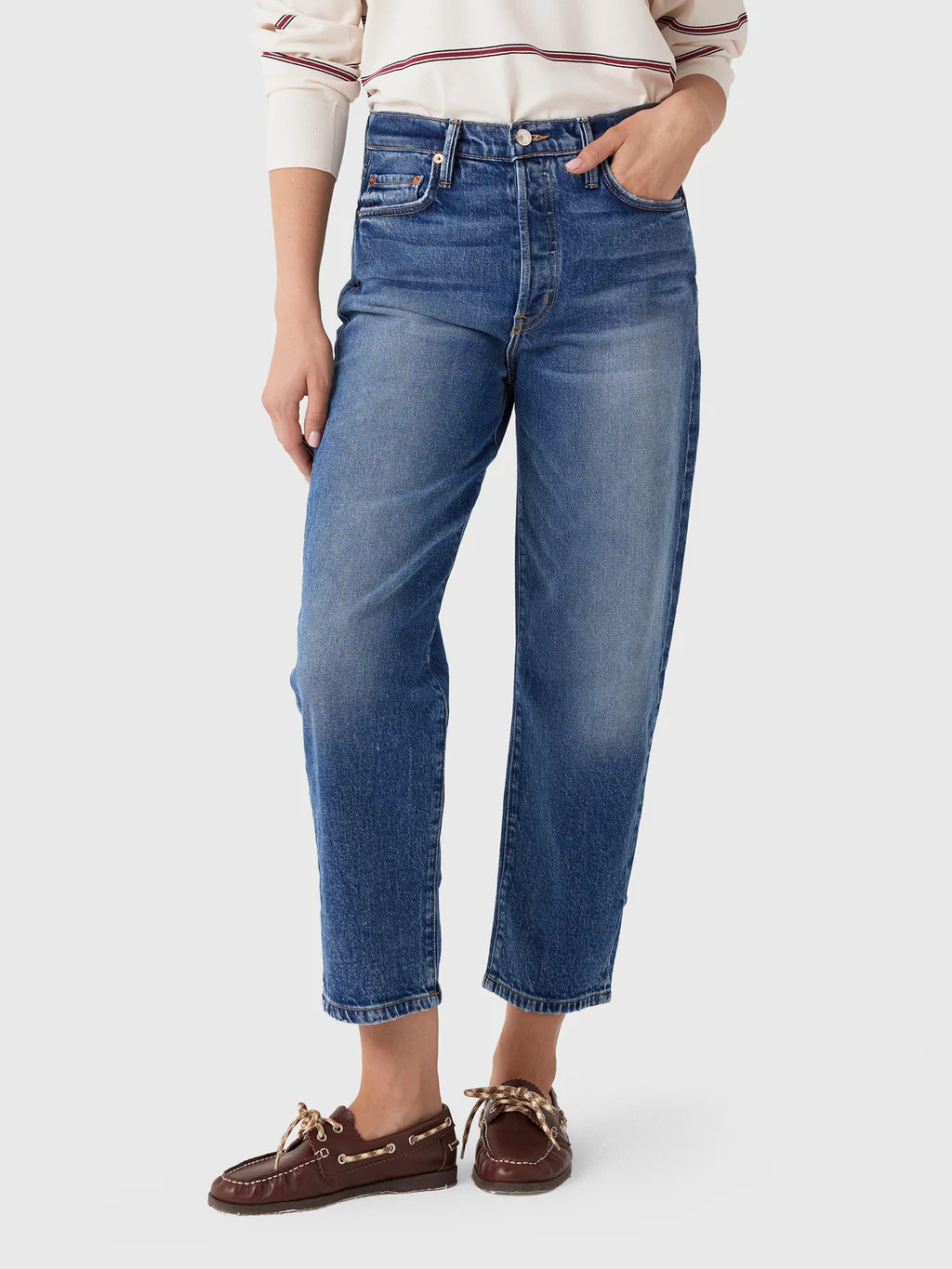 Betro Simone Women's Ellen Barrel Leg Jean | Saint Bernard