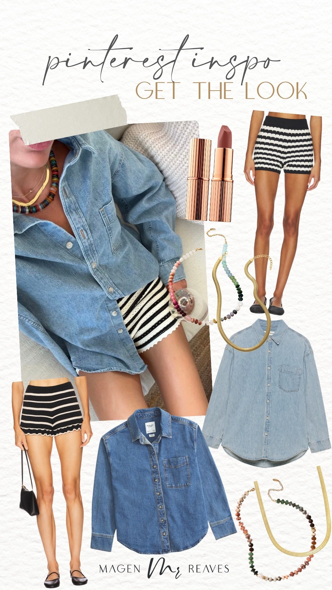 Pinterest outfit inspo!

Pinterest style, spring outfit, crochet shorts, denim button down

#LTKSeasonal #LTKootd