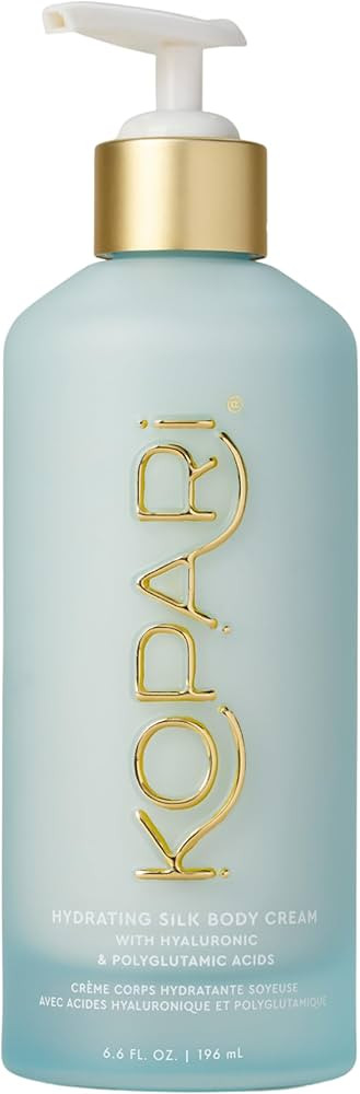 Kopari Hydrating Silk Body Cream with Hyaluronic & Polyglutamic Acids – Long Lasting Moisturize... | Amazon (US)