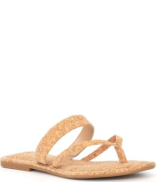 Kade Cork Thong Flat Sandals | Dillard's