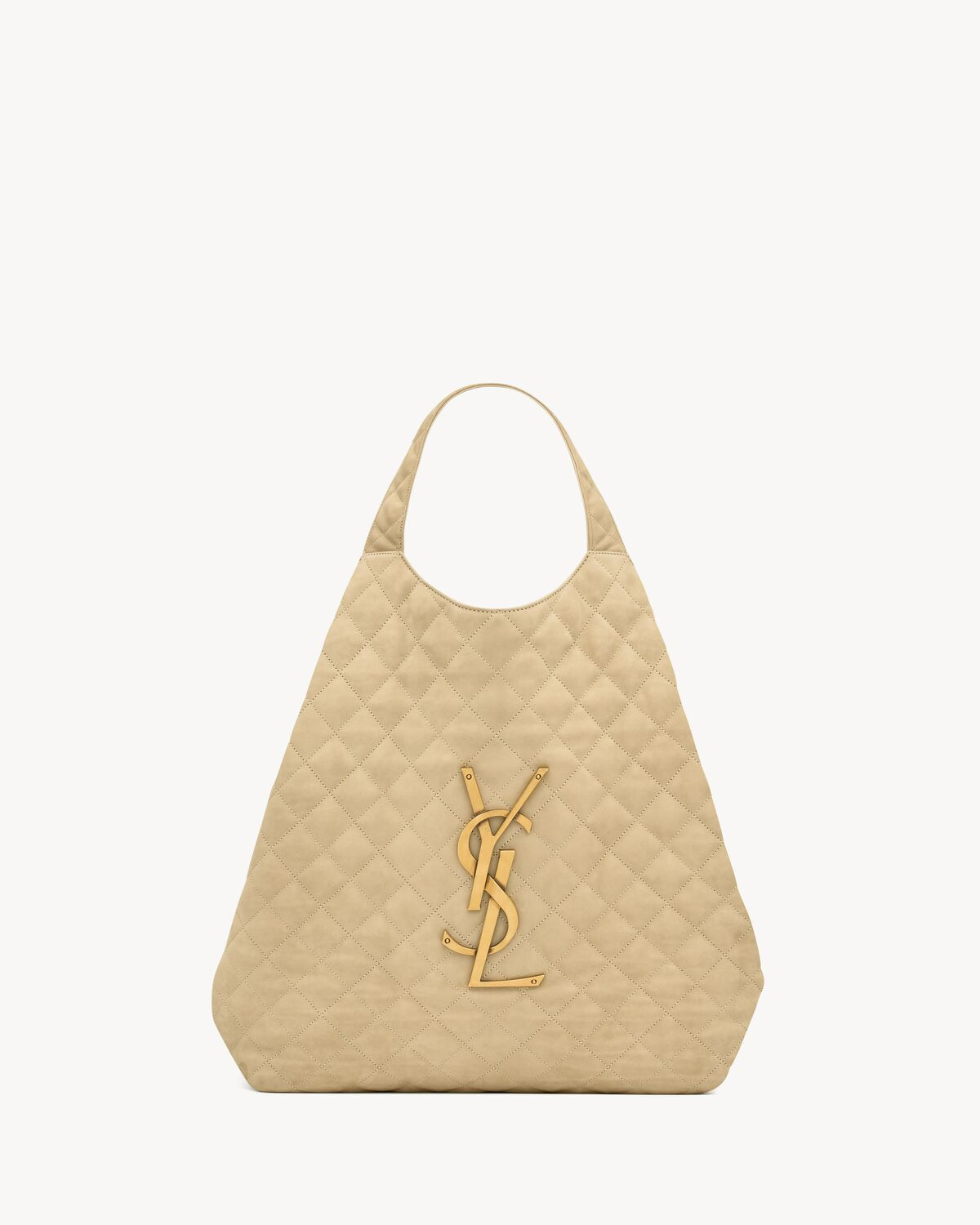 icare maxi shopping bag in quilted nubuck suede | Saint Laurent Inc. (Global)
