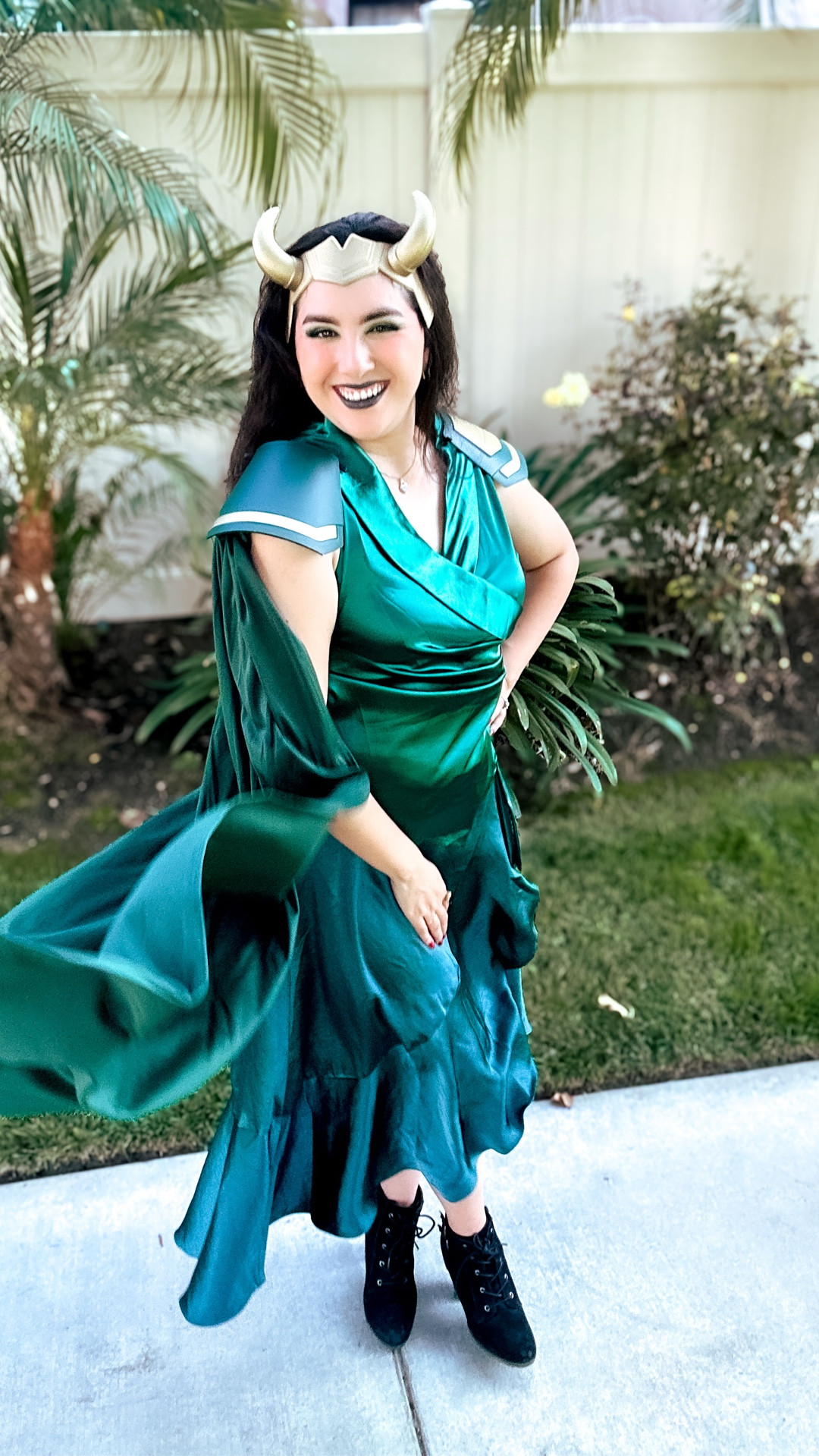 💚 A little chaos never hurt anyone 😉 This Loki Halloween costume was such a fun one to style — it’s simple, sleek, and totally gives that God of Mischief energy. 

✨The horns and cape do all the heavy lifting, and pairing them with green tones makes the whole outfit come alive. It’s perfect for Halloween parties, a themed night out, or even a fun day
Disney bounding. 

😊I love costumes like this because they’re effortless but still feel special. 

➕Follow for more fandom-inspired creative outfit ideas!

Loki God of Mischief, Marvel Loki, Loki Halloween costume, Loki Disney bound, Halloween marvel costume idea, Angie’s Magical Style, Oogie Boogie Bash Halloween costume idea, MNSSHP

#LTKTall #LTKHalloween #LTKSeasonal