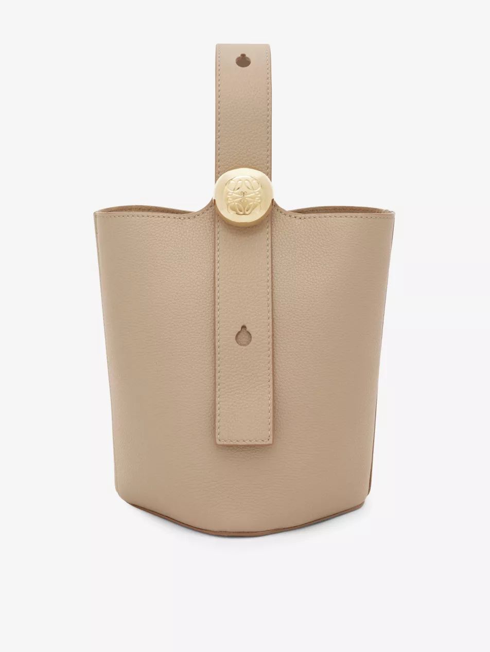 Pebble mini leather bucket bag | Selfridges