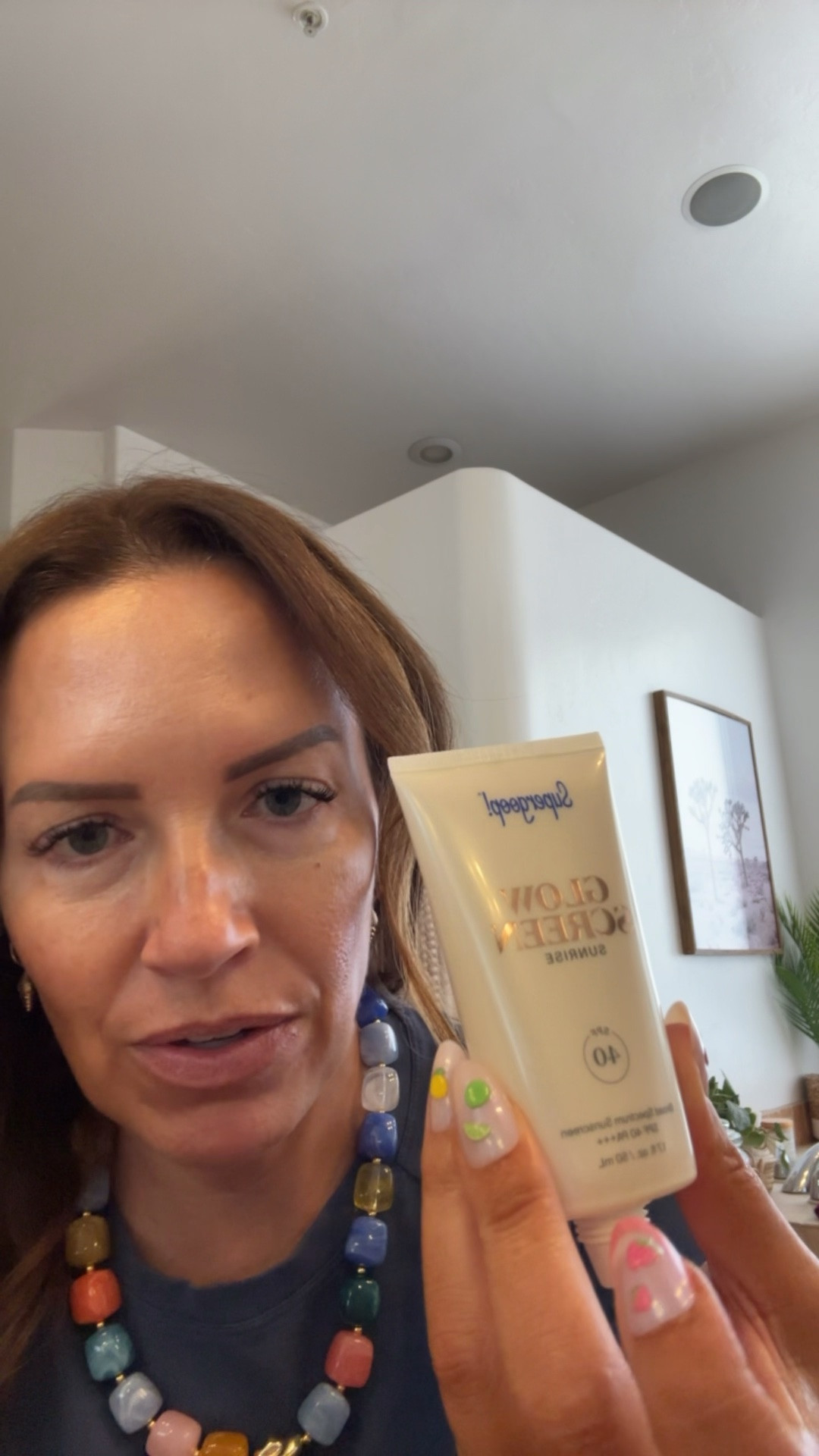 I love the Supergoop glow screen sunscreen for no makeup summer days! SPF 40 and just gives the lightest shimmering glow. E.L.F also has a great product that is very similar I will link up as well!☀️

#LTKmomlife #LTKgrwm #LTKselfcare