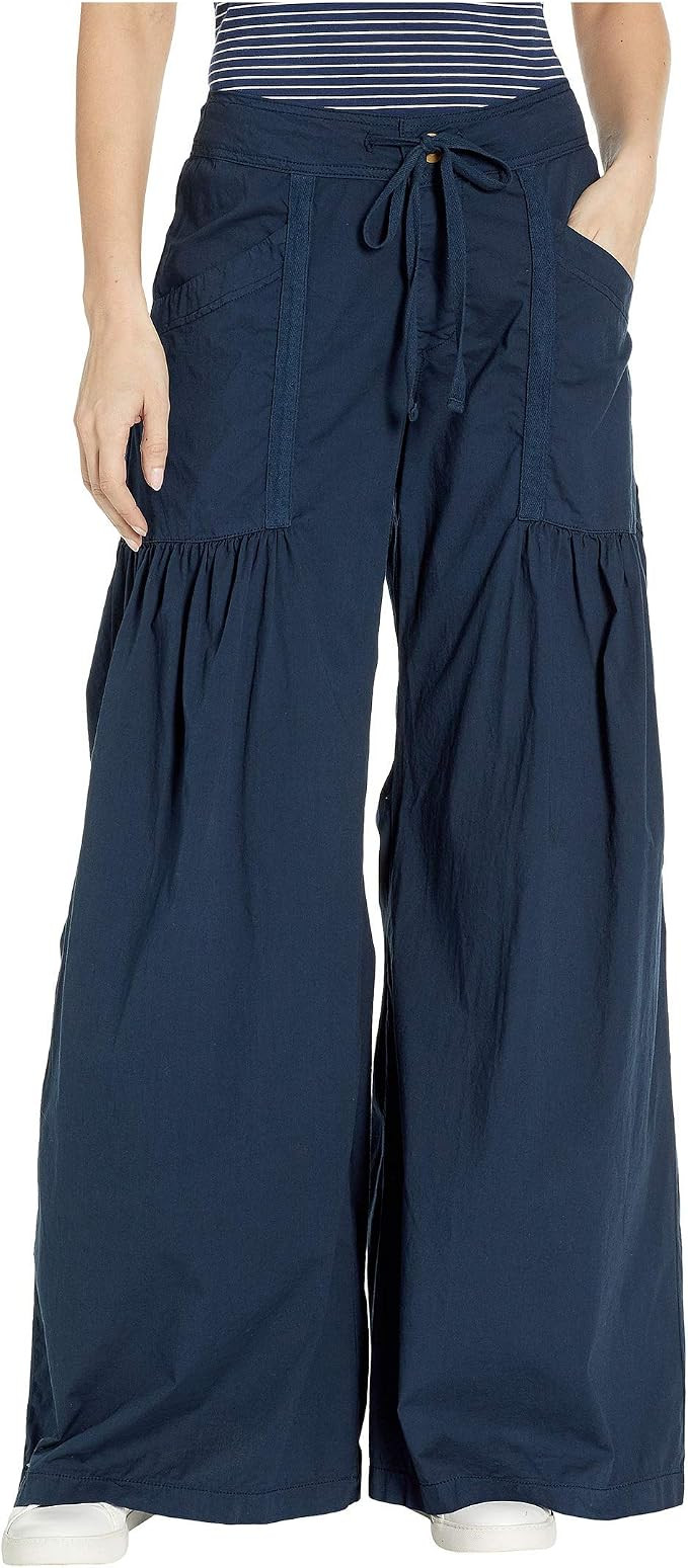 XCVI Women's Willow Wide Leg Stretch Poplin Pants | Amazon (US)