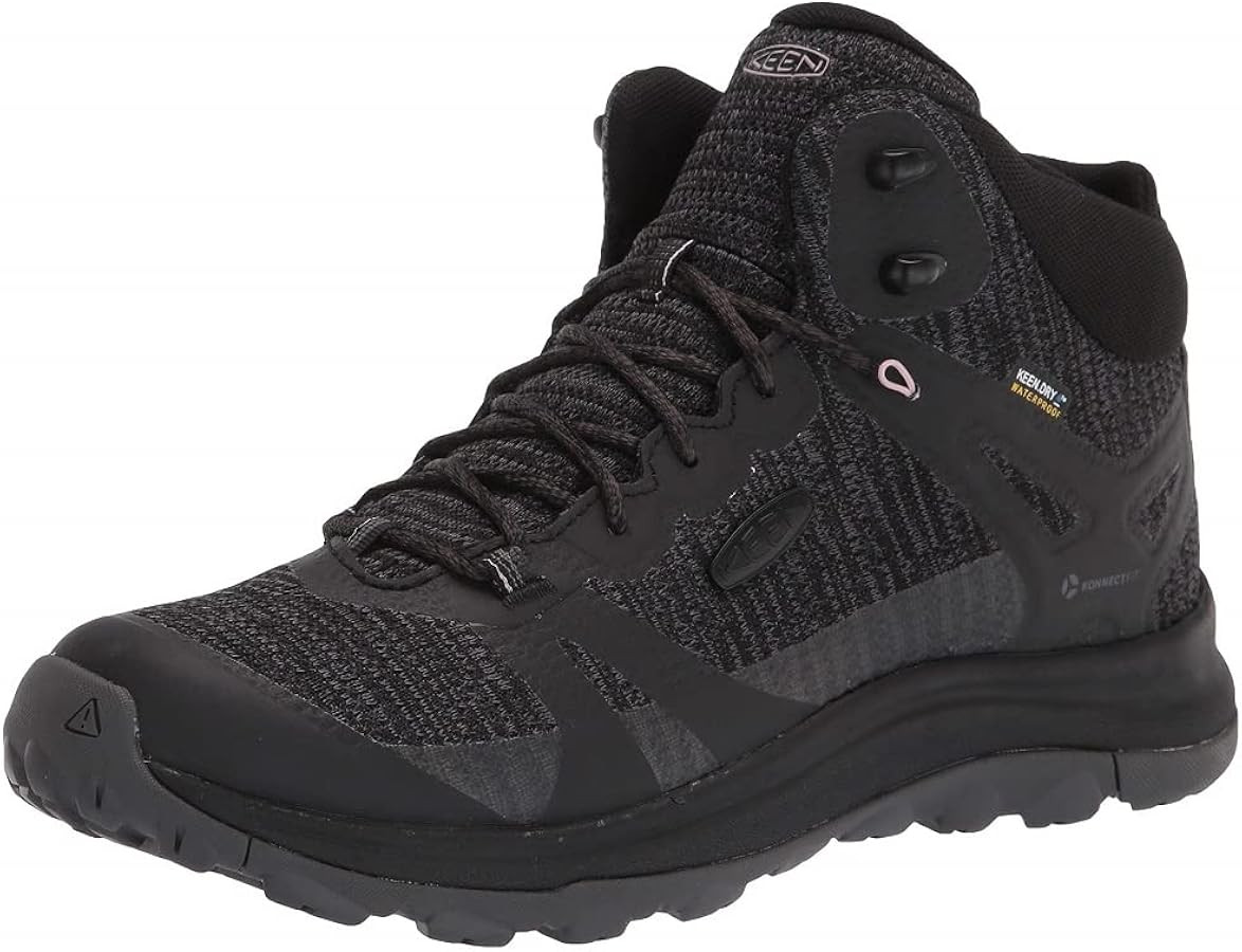 KEEN Women's Terradora 2 Waterproof Mid Height Hiking Boot, Dusty Olive/Nostalgia Rose, 7 M (Medi... | Amazon (US)