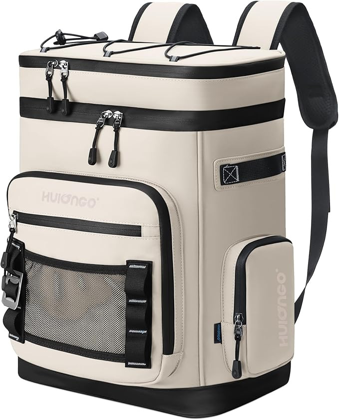 Large Waterproof Insulated Cooler Backpack for Men & Women, Leak Proof Cooler Backpack for Campin... | Amazon (US)