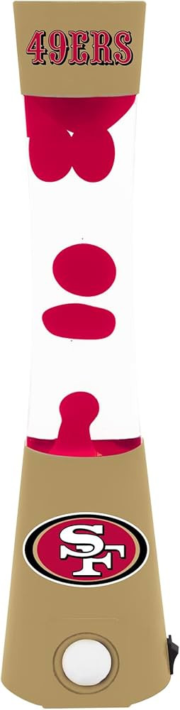 NFL San Francisco 49ers 16.5" Magma Lamp Speaker – Ultimate Game Day & Everyday Fan Essential | Amazon (US)