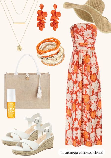 Embrace the vibrant energy of orange with this summer vacation ensemble! 🧡 Let the bold hue ignite your spirit and infuse your beachside adventures with warmth and excitement. 🌴☀️ #OrangeTheme #SummerVacation #BeachStyle

#LTKU #LTKstyletip