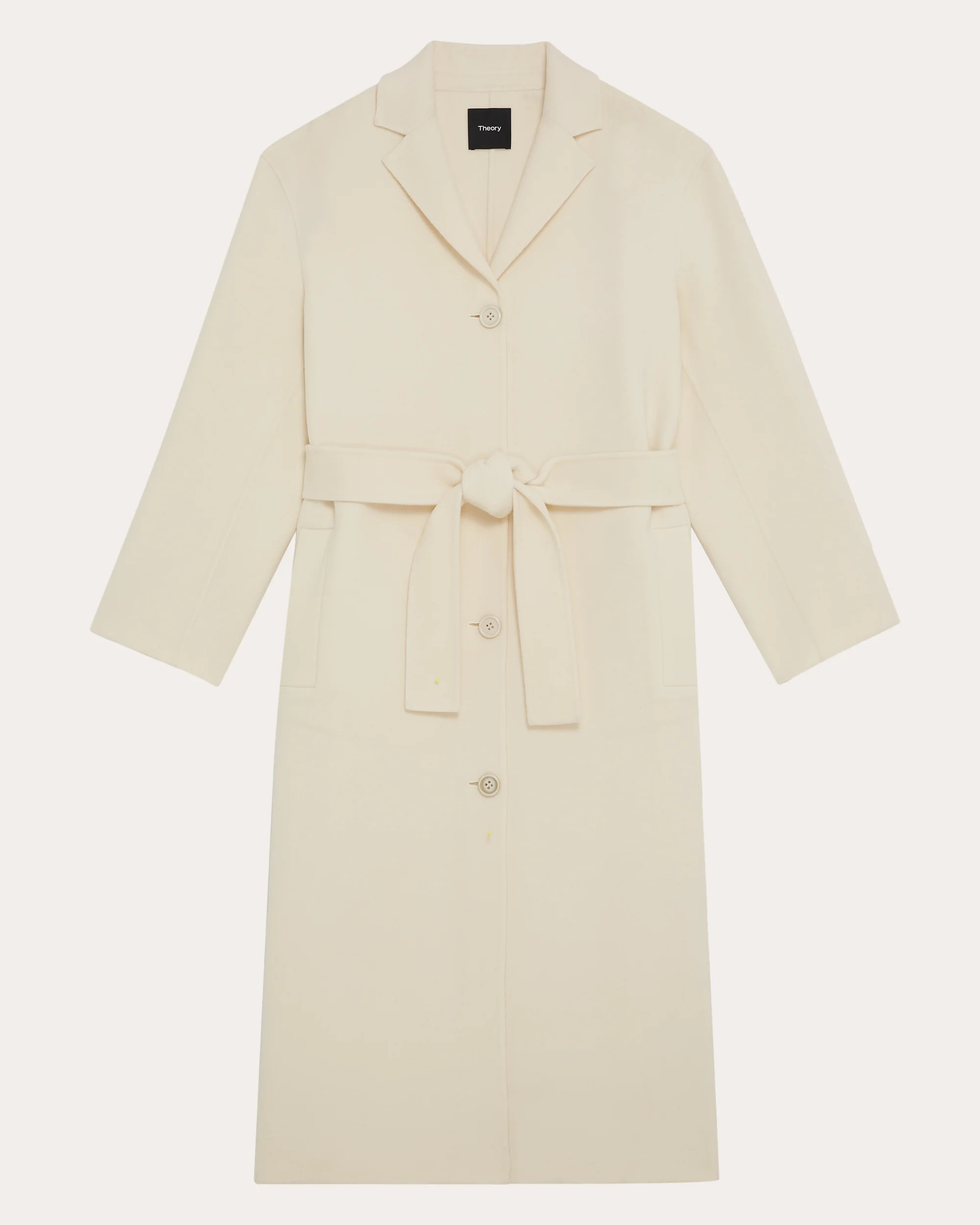 Single-Breasted Belted Coat | Olivela