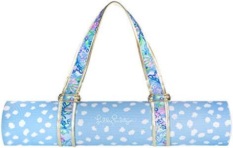 Lilly Pulitzer Women's Yoga Exercise/Fitness Mat with Travel Carrying Strap | Amazon (US)