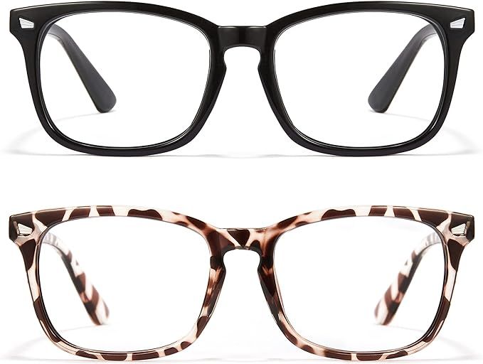 Cyxus Blue Light Glasses Computer Glasses UV Blocking Filter Eyeglasses Frame for Women Men | Amazon (US)