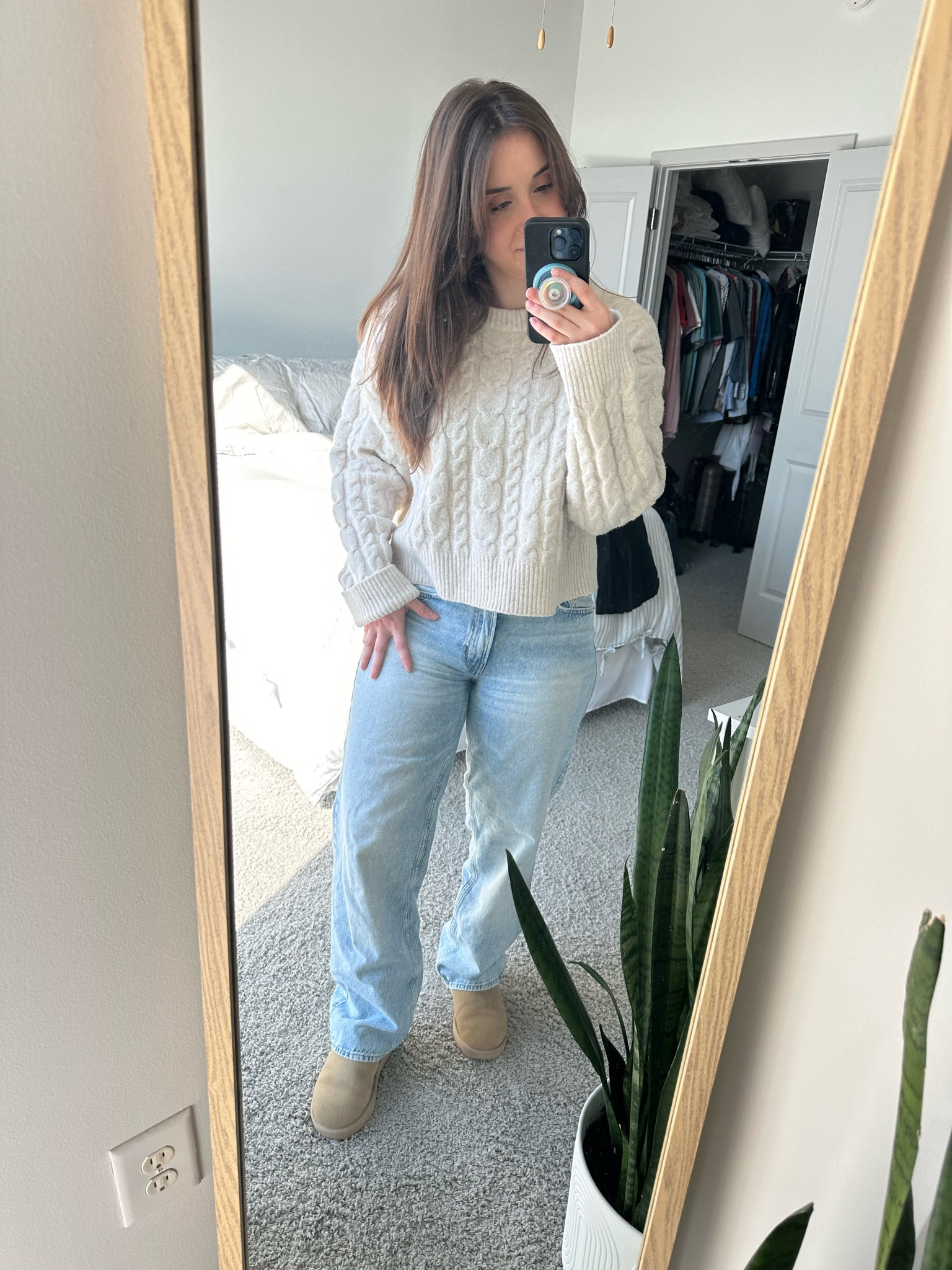 All cream for a casual day. Add texture to make a basic outfit pop  

#LTKstyletip