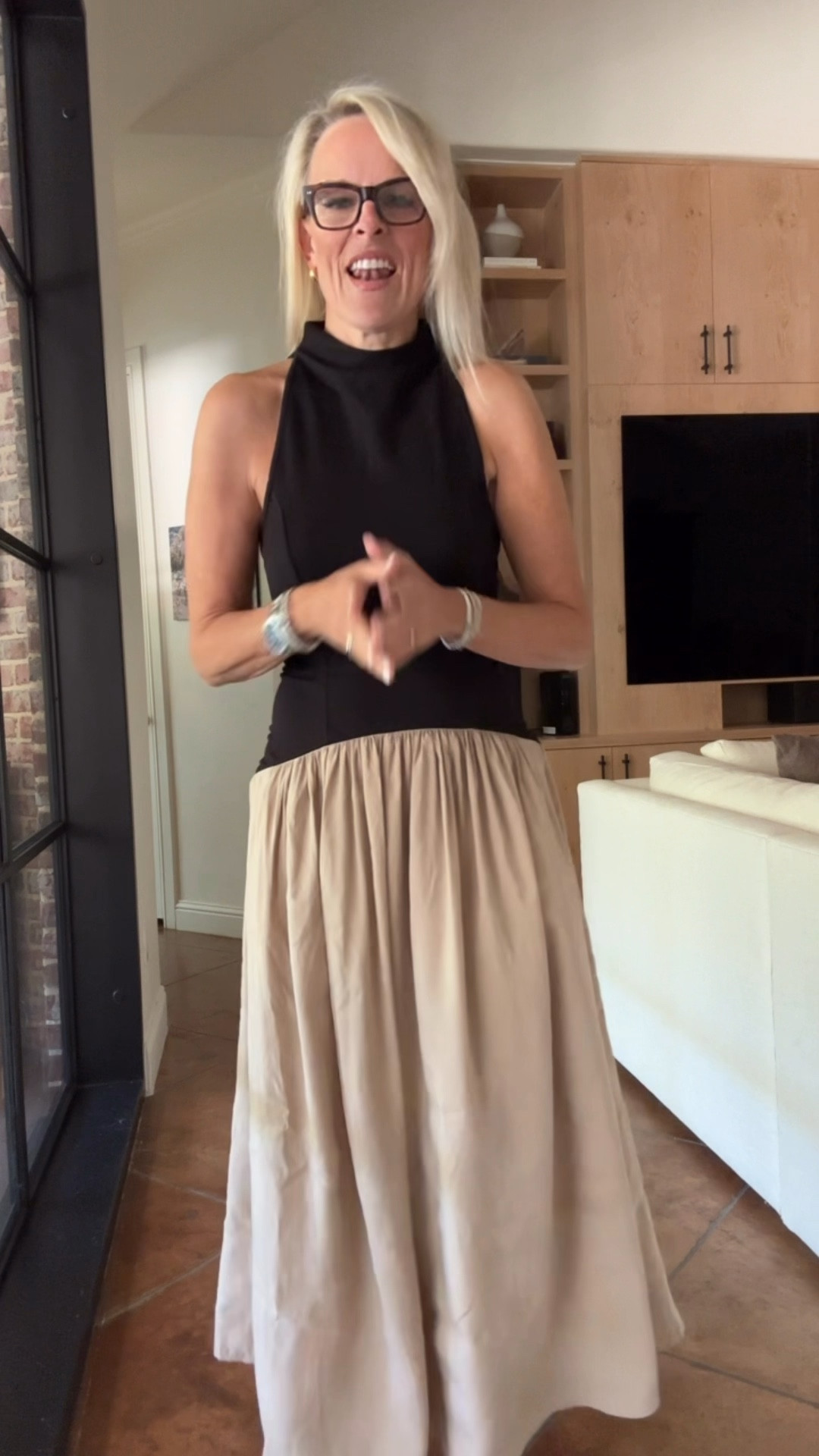 This is a don’t miss. In my opinion! So good! 
Fit is TTS
Neckline and waistline are so flattering 

This is one of those grab it while it’s available and have it for the warm months or if you’re headed to a vacation. Currently, you could add a lightweight sweater of your shoulders. This one is a keeper. 

Anthropologie 

#LTKOver40 #LTKTravel #LTKStyleTip