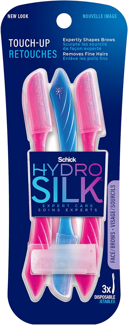 Schick Hydro Silk Touch-Up Dermaplane Razor with Precision Cover, 3ct | Amazon (US)