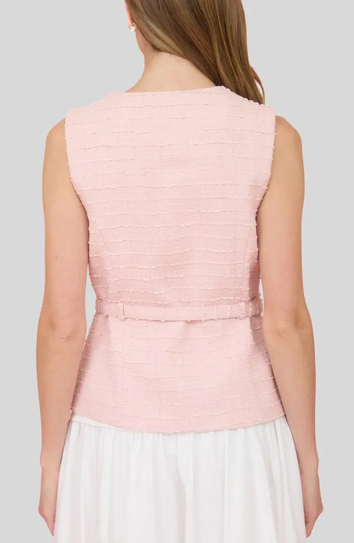 Belted Tweed Vest | Nordstrom
