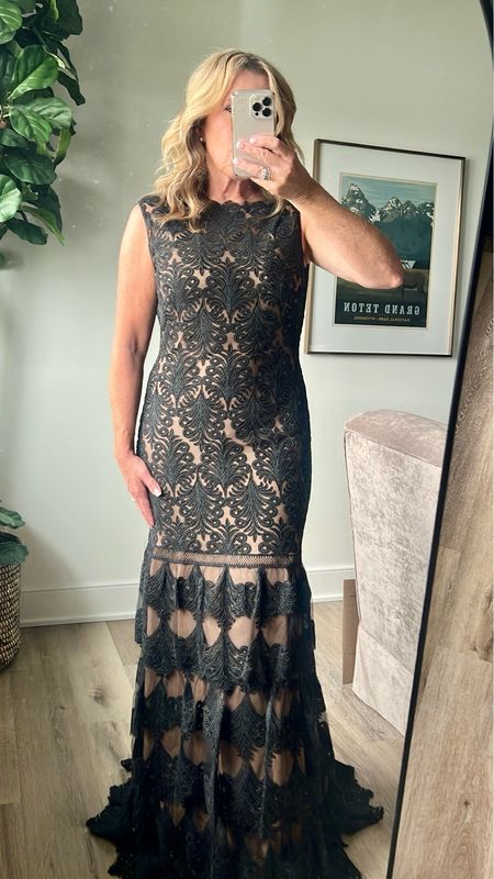 Mother of the bride or mother of the groom dress, black lace evening gown, evening gown for women over 50, months gown

#LTKwedding #LTKover40 #LTKSeasonal