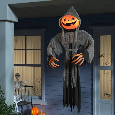 Lewis & Friends™ 65" Little Lewis the Pumpkin Ghoul Head Halloween Decorative Mannequin - Hyde and EEK! Boutique™: Lit, Musical | Target
