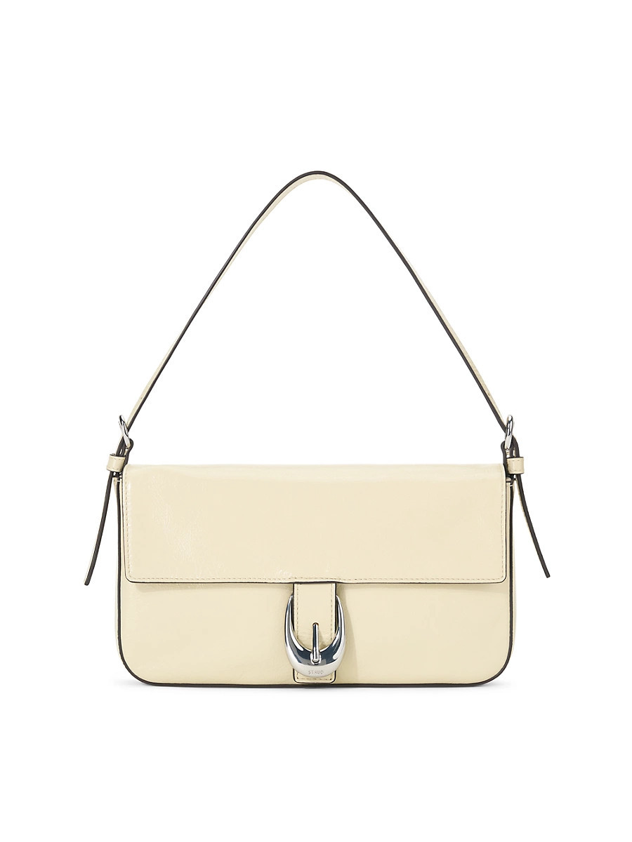 Women's Harlow Leather Shoulder Bag - Cream | Saks Fifth Avenue