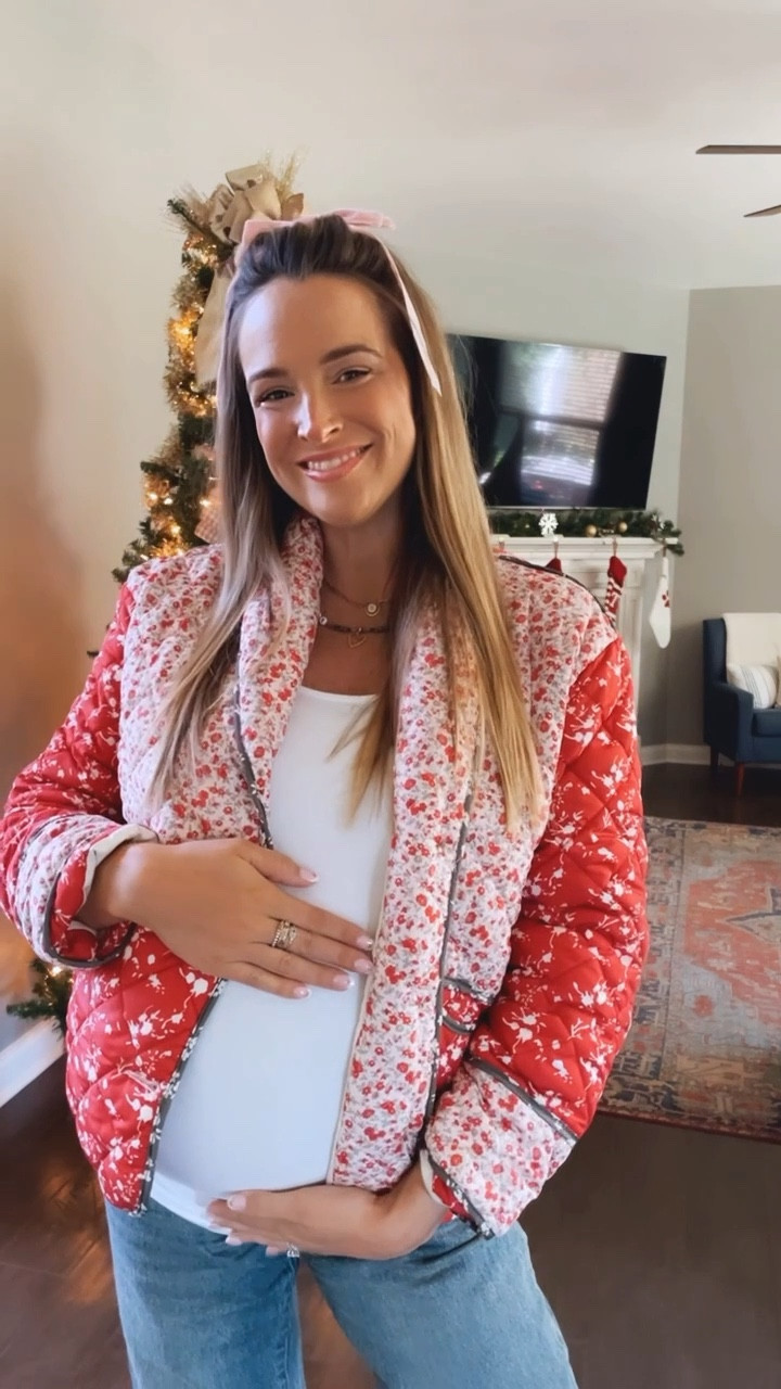 Amazon Quilted Jacket, Styled at 35 Weeks Pregnant!! 

#LTKbump #LTKHoliday #LTKSeasonal