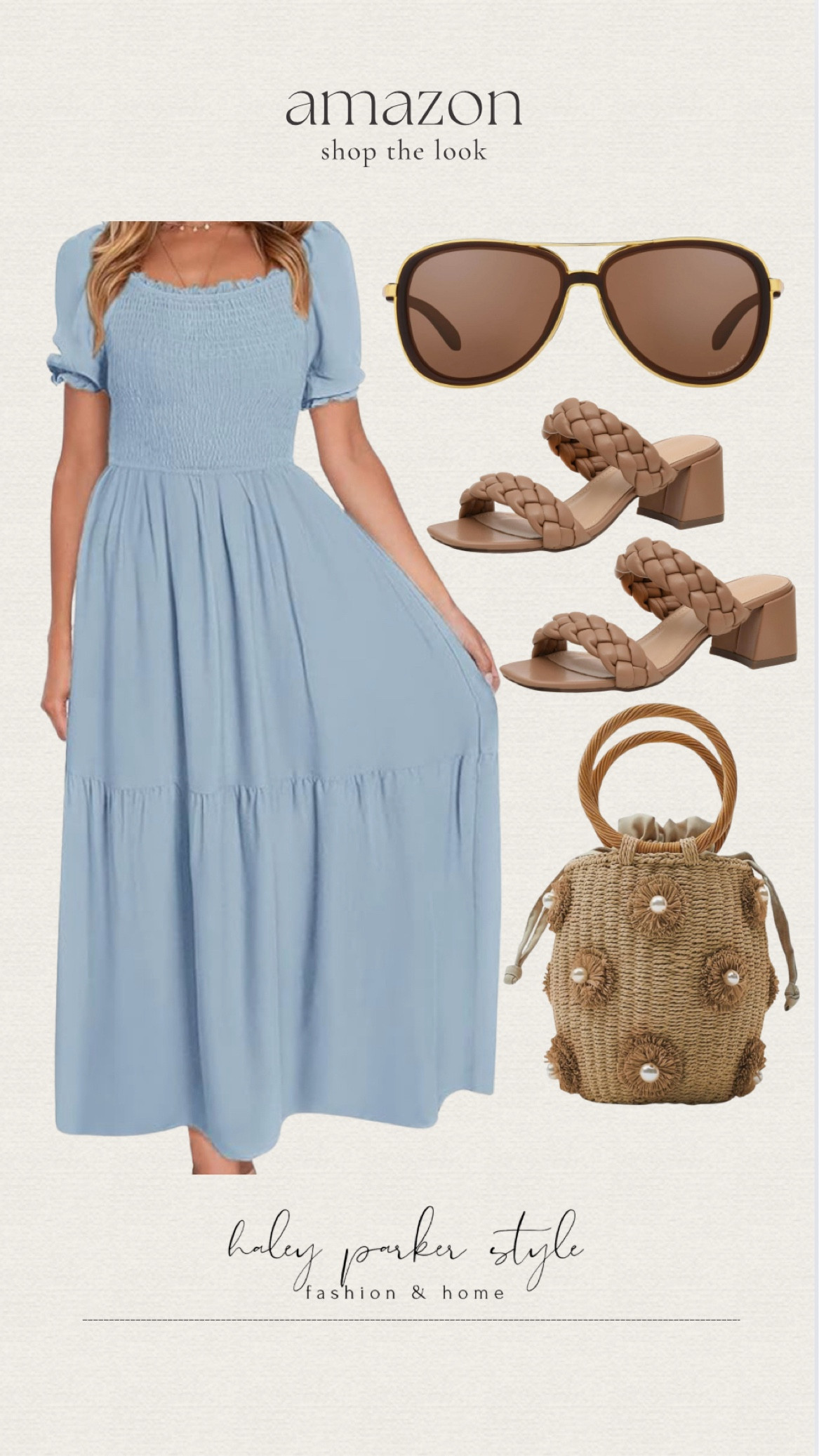Amazon shop the look! 

Dress, heels, shoes, purse, handbag, sunglasses, summer style, date night 

#LTKStyleTip #LTKShoeCrush #LTKItBag