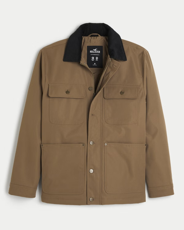 Corduroy Collar Chore Jacket | Hollister (US)